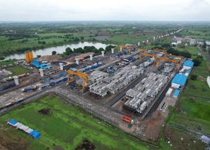 सूरत जिले में सेगमेंटल कास्टिंग यार्ड, जुलाई 2022