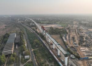 अहमदाबाद में स्पैन बाय स्पैन (ओवर-स्लंग) LG-3, जनवरी 2023