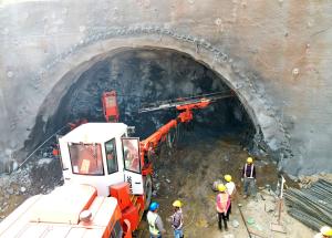 Tunnel Work in Progress at Valsad District, January 2023