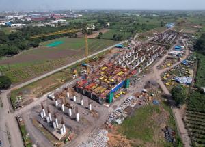 Work in Progress at Surat Station, Surat District, September 2022