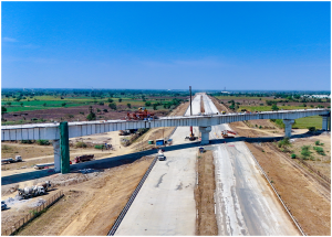 5th PSC (Pre-stressed Concrete) Bridge Completed for Mumbai Ahmedabad Bullet Train Project in Gujarat on 22nd February 2025