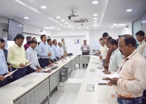 સાઇટ ઓફિસ, વડોદરા ખાતે સત્યનિષ્ઠાના શપથ લેવડાવવામાં આવ્યા