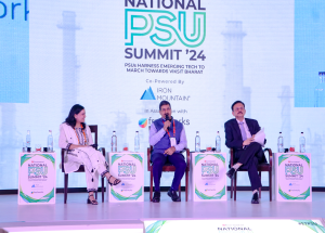 At the NAtional PSU Summit 2024, Shri Vivek Kumar Gupta MD of NHSRCL, delived an insightful address on the crucial role of rail mobility in India_s sustainable future
