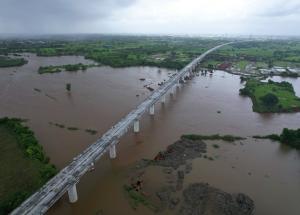 Erection Completed at Mindhola River, Navsari District, August 2023