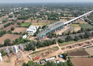 खेड़ा ज़िले में GAD-31 पर गिर्डर लॉन्चिंग, नवंबर 2023