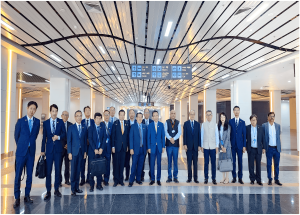 Hon’ble Governor of Shizuoka Prefecture, Japan, led a delegation to the Sabarmati Multi-Modal Hub of the Bullet Train project 3 Dec-2024