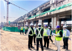 MD with DP and DRS Inspects Const. sites in Ahmedabad6 Jan-2025