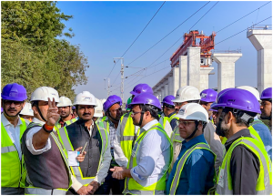 MD with DP and DRS Inspects Const. sites in Ahmedabad8 Jan-2025