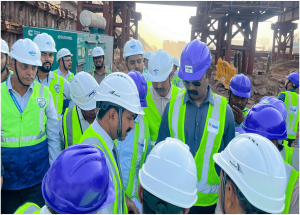 एमडी एनएचएसआरसीएल ने वरिष्ठ अधिकारियों के साथ वडोदरा और खेड़ा जिलों में विभिन्न बुलेट ट्रेन निर्माण स्थलों का निरीक्षण किया - नवंबर 2024