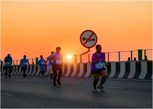 NHSRCL Mumbai office participated in Atal Setu Marathon on 16th Feb 2025, showcasing the power of team spirit, determination, and unwavering commitment to progress