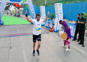 एनएचएसआरसीएल ने 18 उत्साही प्रतिभागियों के साथ #SBIGreenMarathon में भाग लिया