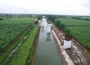Pier Work at Surat District (KRB Canal), August 2023