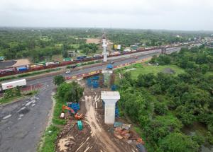 Pier Work at Surat District (KRB Canal), August 2023