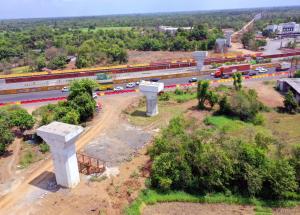 GAD-9, वलसाड ज़िले में पियर कार्य प्रगति पर, जून 2023