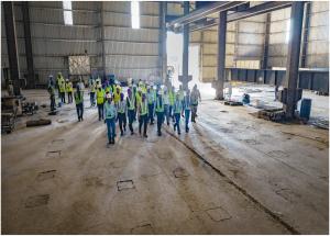Shri Vivek Kumar Gupta, MD/NHSRCL & Director (Works), along with senior officials, inspected various bullet train construction sites in Surat on 19th March 2025