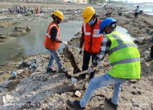 NHSRCL participated in the Swachh Sabarmati Maha Abhiyan, jointly organized by AMC and SRFDCL