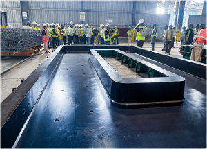 Shri Vivek Kumar Gupta, Managing Director/NHSRCL visited key construction sites of Mumbai-Ahmedabad Bullet Train project in Surat on 22 May 2025