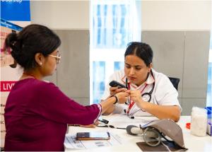 A Health Check-up camp was organised for employees of NHSRCL at corporate office on 16th July 2025