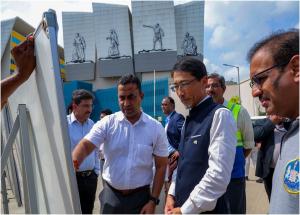H.E. Mr. ONO Keiichi, Ambassador of Japan to India, along with senior officials from NHSRCL, visited key sites of the Mumbai-Ahmedabad Bullet Train project