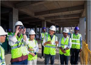 H.E. Mr. ONO Keiichi, Ambassador of Japan to India, along with senior officials from NHSRCL, visited key sites of the Mumbai-Ahmedabad Bullet Train project