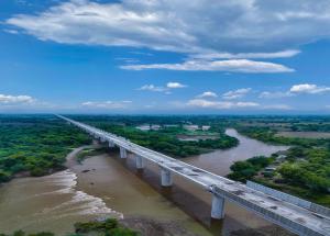 River Bridge on Dhadhar River for Mumbai-Ahmedabad Bullet Train Project_July 2025