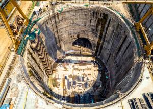 Work in Progress at Sawli Shaft, Ghansoli Maharashtra