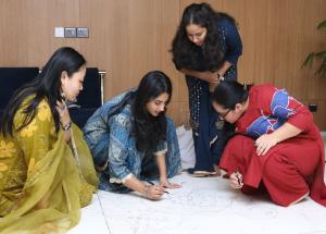 एनएचएसआरसीएल के कॉर्पोरेट कार्यालय में 16 अक्टूबर 2025 को दिवाली का उत्सव