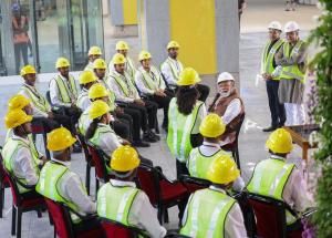 Hon’ble Prime Minister visit to under-construction Surat Bullet Train station on 15th November 2025