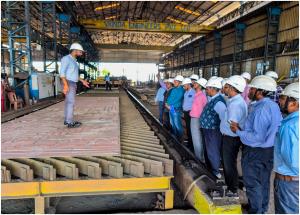 Orientation programme organised at Vrinda Workshop in Durgapur to familiarise railway officers with advanced welding processes and quality control systems