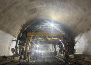 Under-construction 21 km tunnel for Mumbai-Ahmedabad Bullet Train Project