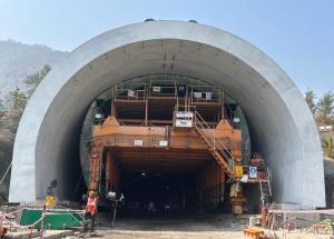 Under-construction 21 km tunnel for Mumbai-Ahmedabad Bullet Train Project
