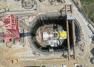 350 Tonne Cutterhead Lowered for Mumbai-Ahmedabad Bullet Train Project at Vikhroli, Mumbai
