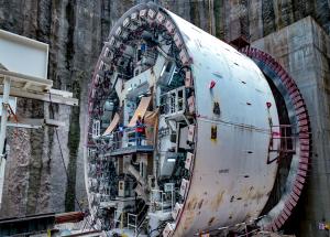 Assembly of the 13.6-metre-diameter Tunnel Boring Machine in full swing for Mumbai-Ahmedabad Bullet Train project