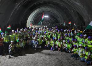 Breakthrough Achieved in 3rd Mountain Tunnel in Palghar District, Maharashtra for Mumbai–Ahmedabad Bullet Train Project
