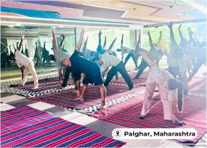Celebration of International Day of Yoga 2026 at various site offices of Mumbai-Ahmedabad Bullet Train Project