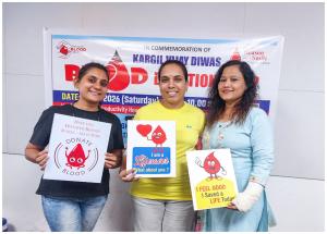 Organization of Blood Donation Camp at Vadodara site office