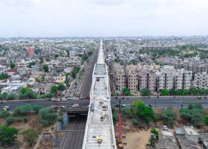 Steel Bridge over Cadilla Flyover in Ahmedabad