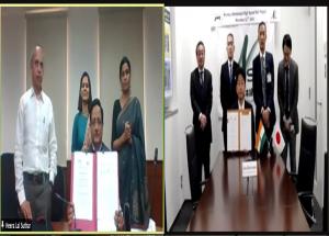 NHSRCL Signs MoU for Designs of High Speed Rail Track Works  with JRTC for 116 km track between Vadodara and Sabarmati Depot and Workshop in the State of Gujarat