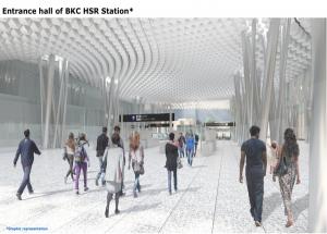 Entrance Hall of BKC HSR Station