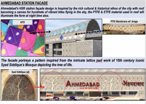 Graphical Representation of Ahmedabad HSR Station