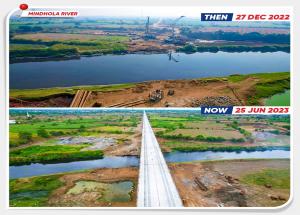 Completion of River Bridge on Mindhola River, Navsari District, Gujarat