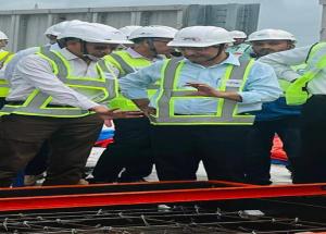 मुंबई अहमदाबाद हाई स्पीड रेल कॉरिडोर के लिए ट्रैक का कार्य प्रारम्भ किया गया
