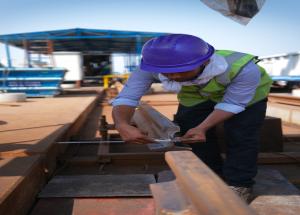 Rail Welding Begins on the Viaduct for Mumbai-Ahmedabad Bullet Train Project in Gujarat