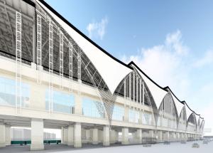 Graphical representation of Vadodara HSR Station