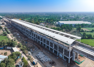 Under construction Anand Bullet Train Station