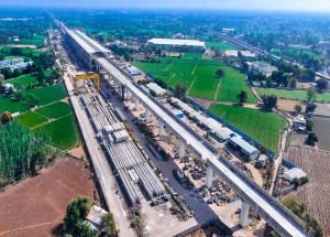 Under construction Anand Bullet Train Station