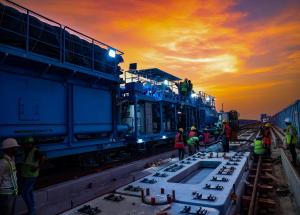 Track Work Accelerates on Mumbai-Ahmedabad Bullet Train Corridor