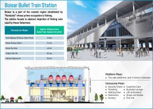 First Rail Level Slab Casting Completed for Boisar Bullet Train Station