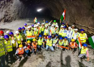 Breakthrough of First Mountain Tunnel Achieved in Bullet Train Project at Palghar, Maharashtra
